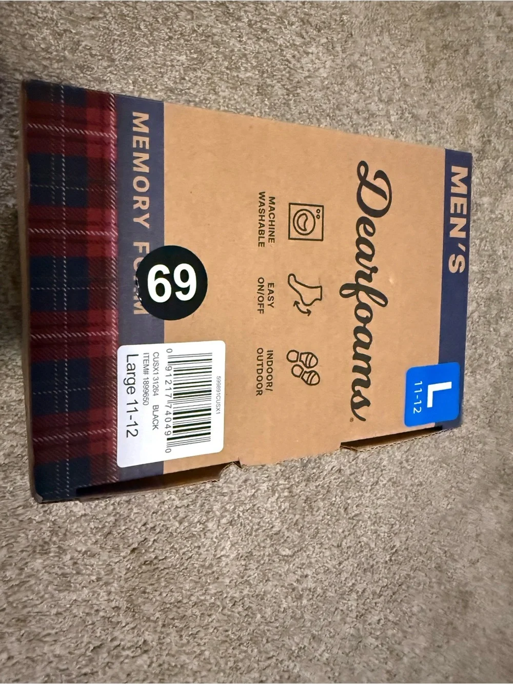 dearfoams men slip